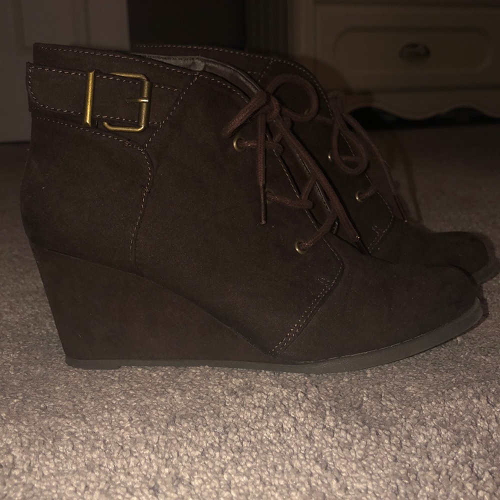 Brown Heeled Boots